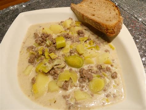 Kartoffel Lauch Gratin Mit Hackfleisch Rezept Kochbar De