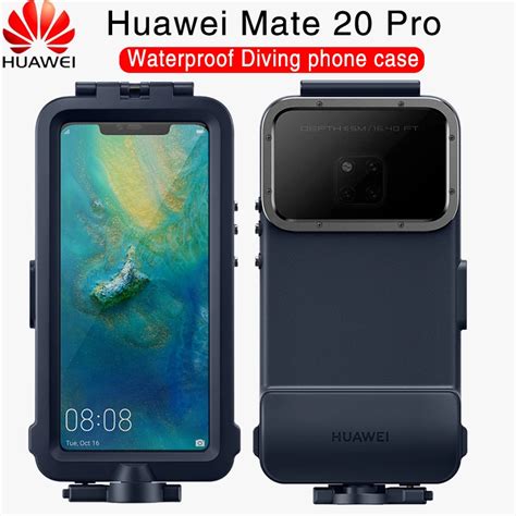 HUAWEI Mate 20 Pro Case Offical Original Waterproof Swimming Diving Camera Protect Cover HUAWEI ...