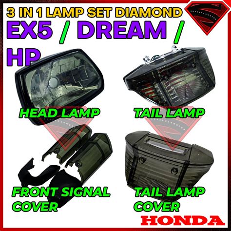 HEAD LAMP FRONT SIGNAL COVER TAIL LAMP TAIL LAMP COVER HONDA EX5 EX5 HP