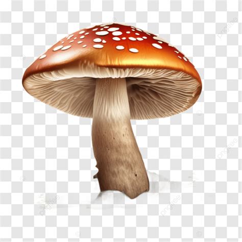 Poisonous Mushroom Fly Agaric Red Cap White Spots Png Transparent