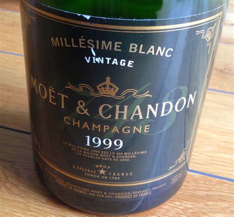 Champagnebloggen 1999 Moët And Chandon Millésime Blanc