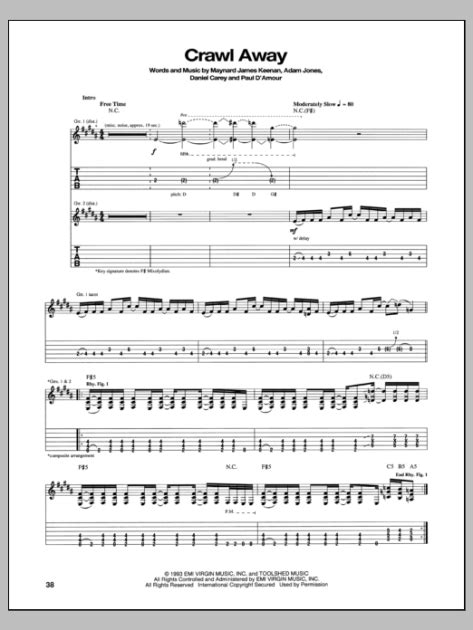 Crawl Away Guitar Tab Zzounds