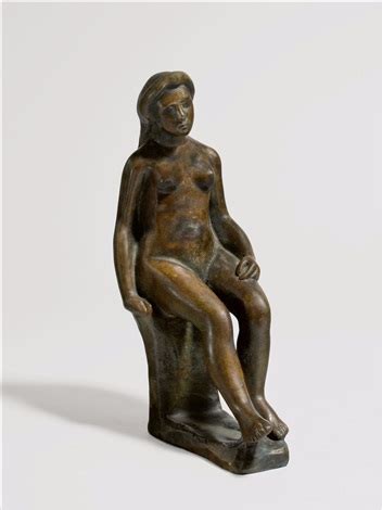 Femme Assise Aux Cheveux Longs By Aristide Maillol On Artnet