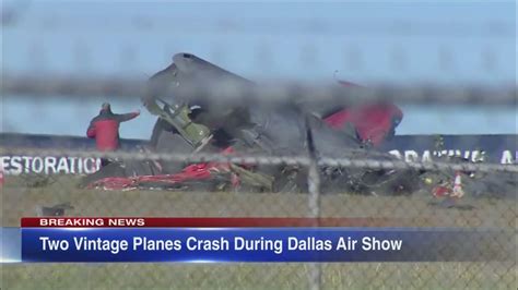 2 Aircraft Collide Mid Air During Wwii Airshow In Dallas Faa Says