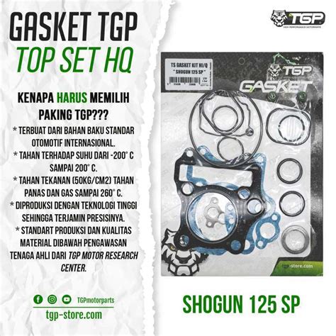 Promo Paking Topset Suzuki Shogun Sp Gasket Kit Set Original Tgp Hq