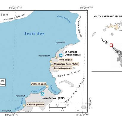 Study sites on Livingston Island, Antarctica. | Download Scientific Diagram