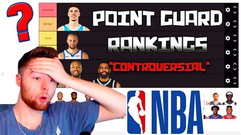 Nba Starting Point Guard Tier List Rankings Youtube