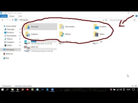 Como Quitar Las Carpetas De Acceso Directo En Windows 10 YouTube