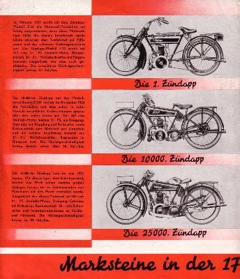 Motor lit de Zündapp 200 000 Motorräder Prospekt brochure 1939