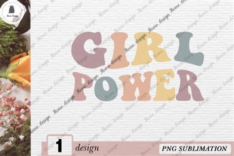 Girl Power Vintage PNG Graphic by MeowwDesign · Creative Fabrica