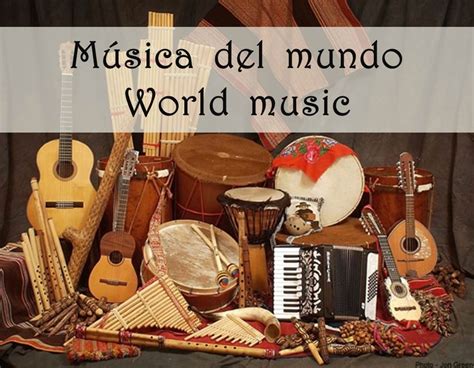 Música del mundo incluye playlists Music from around the world