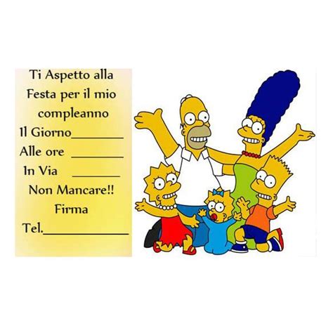 Biglietti Auguri Compleanno Dei Simpson Auguri Di Matrimonio