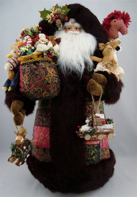 Elegant Country Santa Santa Claus Doll Handmade Santa Claus Santa