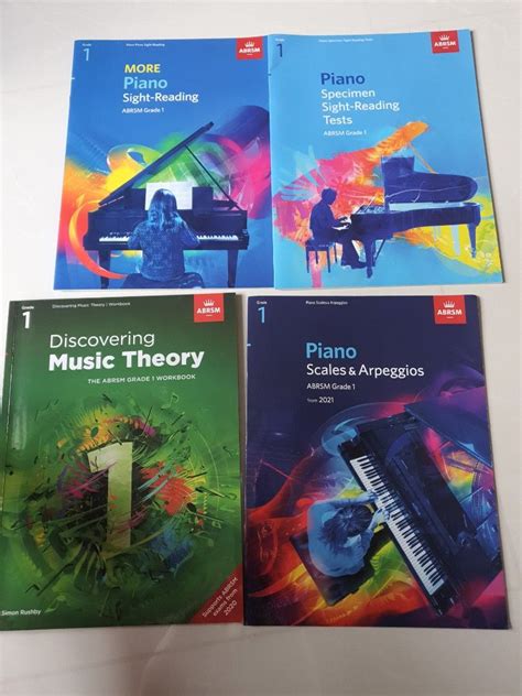 Abrsm Grade 1 Scales Arpeggio Sight Reading Test Music Theory Hobbies And Toys Music And Media