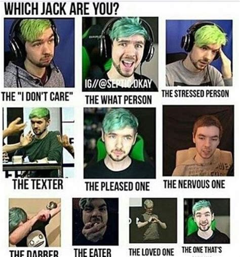 The Stressed Person And The Eater Or Just The Stress Eater Jacksepticeye Memes