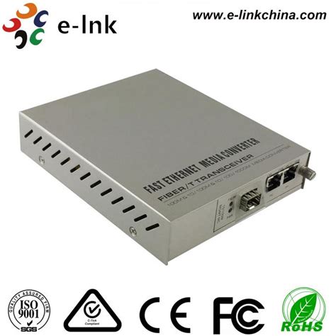 Managed Gigabit Ethernet Fiber Media Converter 2 Port 10 100