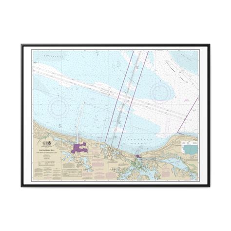 Chesapeake Bay Cape Henry To Thimble Shoal Light Nautical Chart