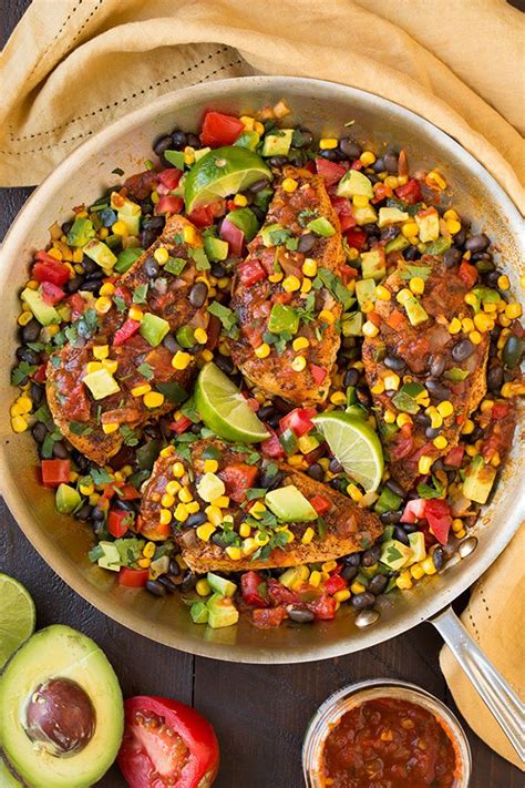 Tex Mex Salsa Chicken Skillet Cooking Classy