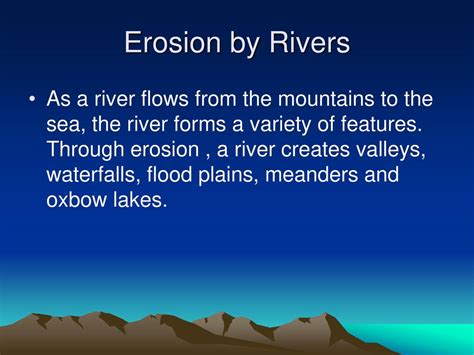 Erosion And Deposition Ppt Download