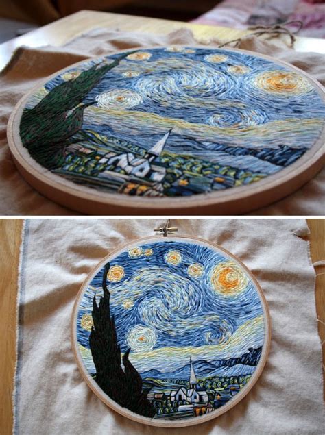 Artist Beautifully Reimagines Van Gogh S Starry Night In Detailed