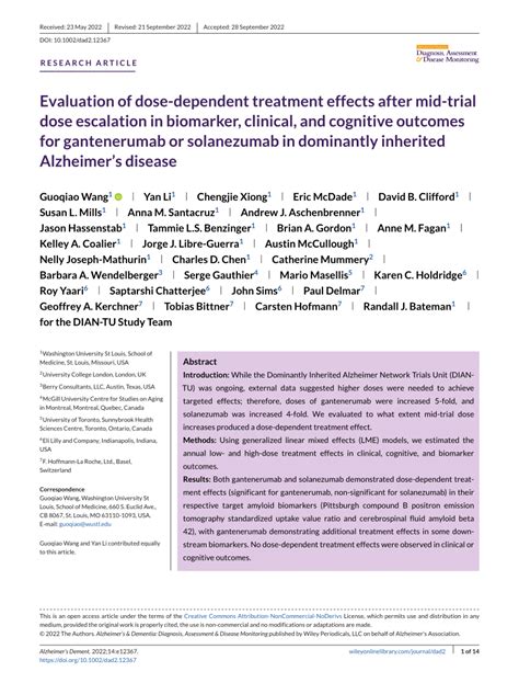 (PDF) Evaluation of dose‐dependent treatment effects after mid‐trial dose escalation in ...