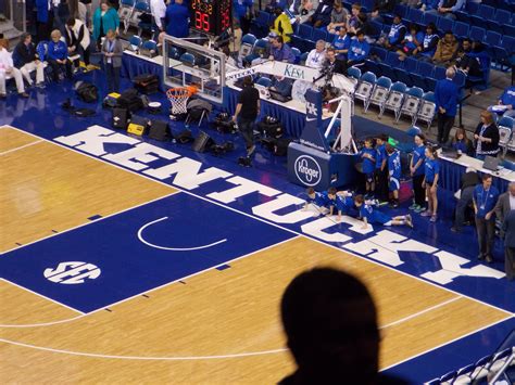 University of Kentucky basketball game at Rupp Arena in Lexington, KY ...