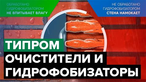 Типром | Гидрофобизаторы | Очистители - YouTube