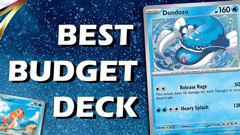 Dondozo Is The Best Budget Deck New Single Prize Deck From Scarlet