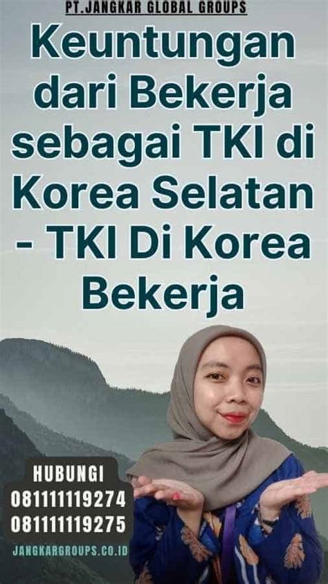 Tki Di Korea Bekerja Sebagai Jangkar Global Groups