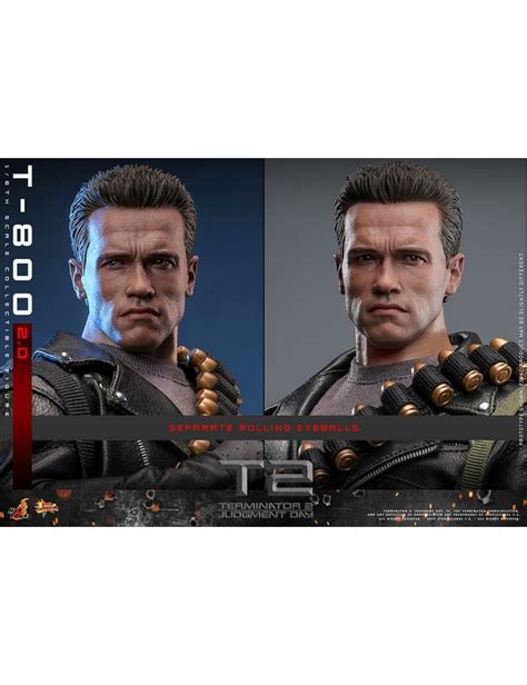 Hot Toys Movie Masterpiece Terminator Judgement Day T Scale Collectible Figure