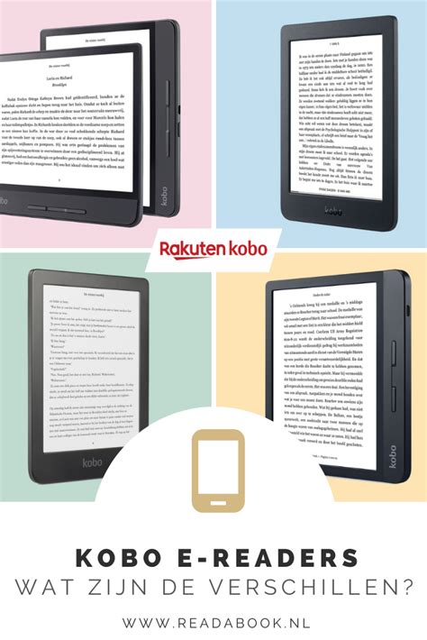 Kobo E Readers Wat Zijn De Verschillen Readabook Nl E Reader