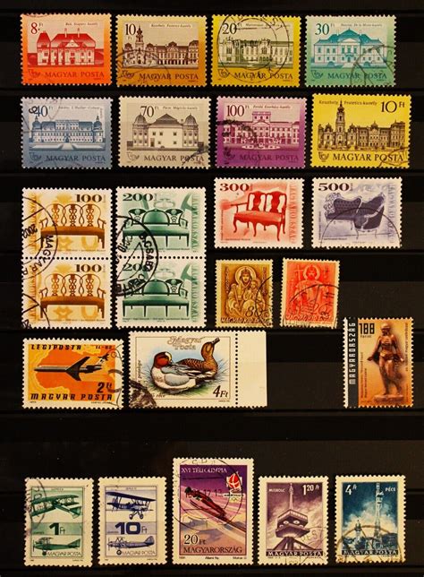 Lot Briefmarken Ungarn Ab Alt Gestempelt Auf Seiten Ebay