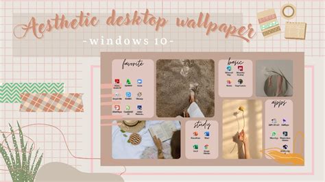 Cara Membuat Wallpaper Desktop Aesthetic Canva Tutorial Youtube