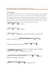 Case Problem Analysis 12 1 Identifying The Facts Issues Docx Case