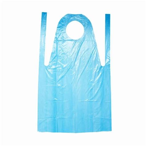 PE Plain Disposable Plastic Apron For Safety Protection Size