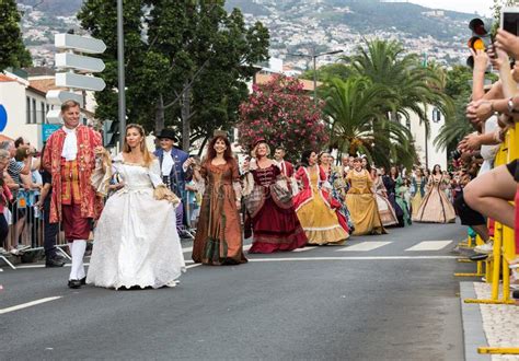 Madeira Wine Festival In Funchal Editorial Stock Photo Image Of