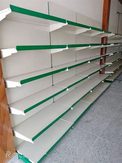 Mild Steel 7 Shelves Grocery Display Rack For Vegetable Fruits Shop