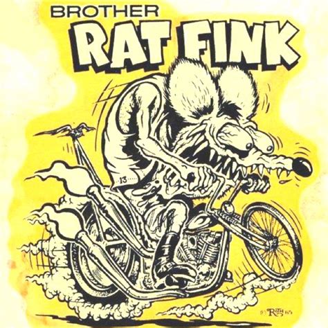 Vintage Ed Roth Illustration Rat Fink Rats Ed Roth Art