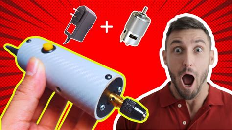 Craft Like A Pro Uncover Diy Mini Drill Use Motor Dc And Pvc Pipe