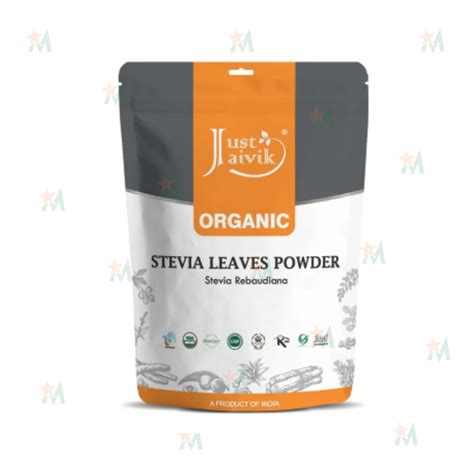 Buy Just Jaivik Organic Stevia Leaves Powder 100 Gm Star Mart