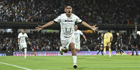 Piero Quispe logró anotar su primer gol con camiseta de Pumas de la UNAM