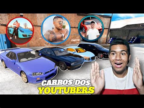 Colecionando Super Carros De Youtubers Famosos No Beamng Drive Youtube