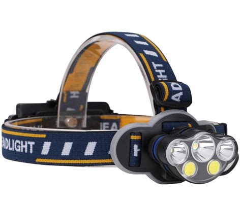 Flash Modes Camping Head Torch Lamp High Power Xpe Cob Rechargeable