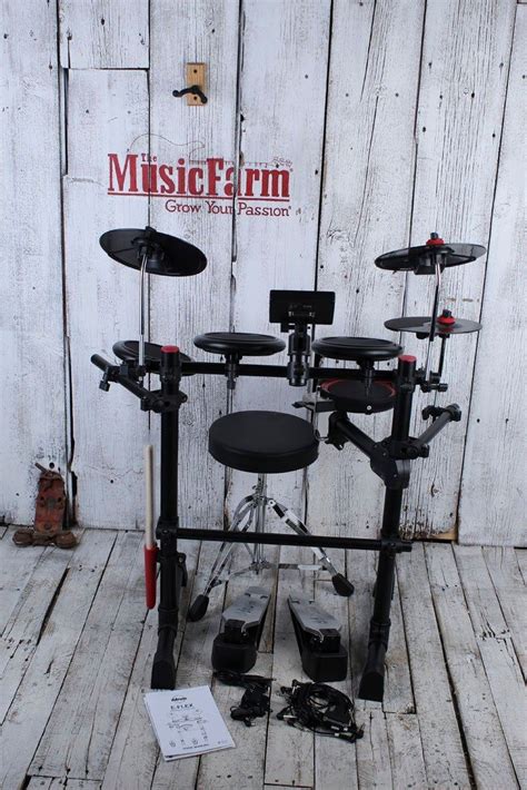 Ddrum E Flex Electronic Drum Kit Complete Digital Drum Set W Mesh Heads