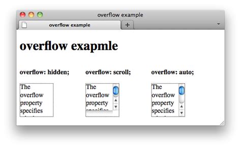 Css Overflow For Content Codebrideplus