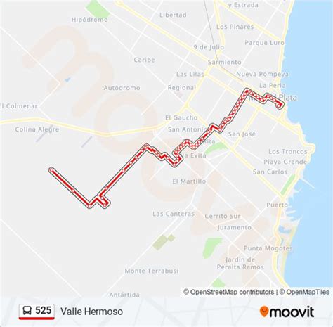 Ruta Horarios Paradas Y Mapas Valle Hermoso Actualizado