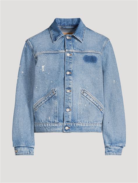 MM6 MAISON MARGIELA Distressed Denim Jacket Holt Renfrew