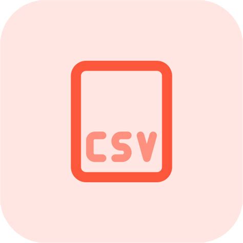 Formato De Archivo Csv Iconos Gratis De Computadora