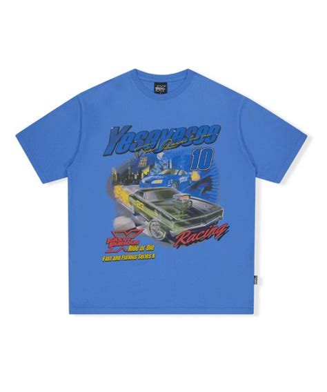 Musinsa Yeseyesee Yes X Fast Furious Racing Tee Blue