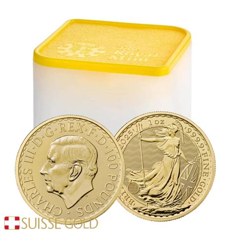 X British Britannia Ounce Gold Coins